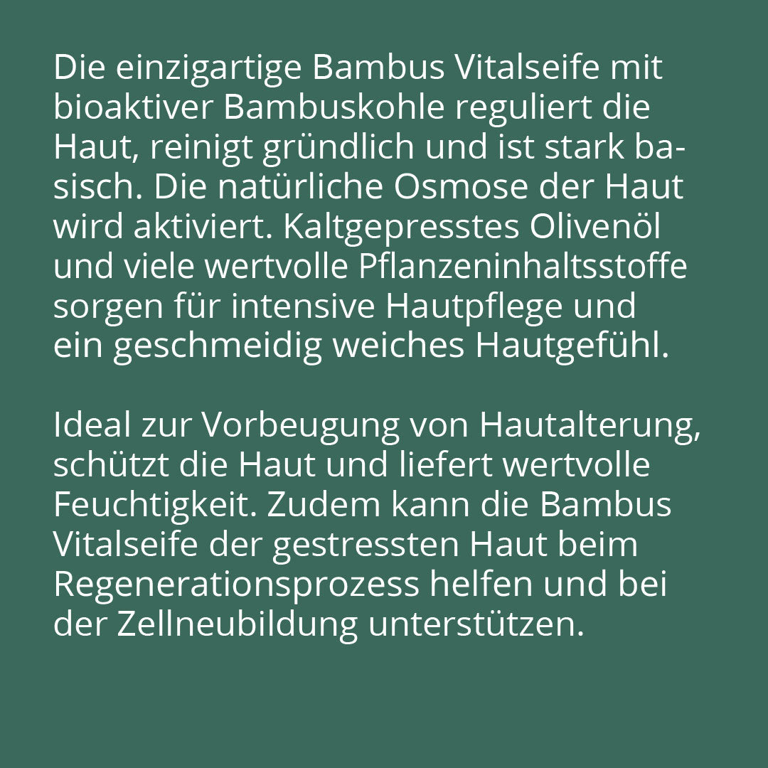 Bambus Vitalseife
