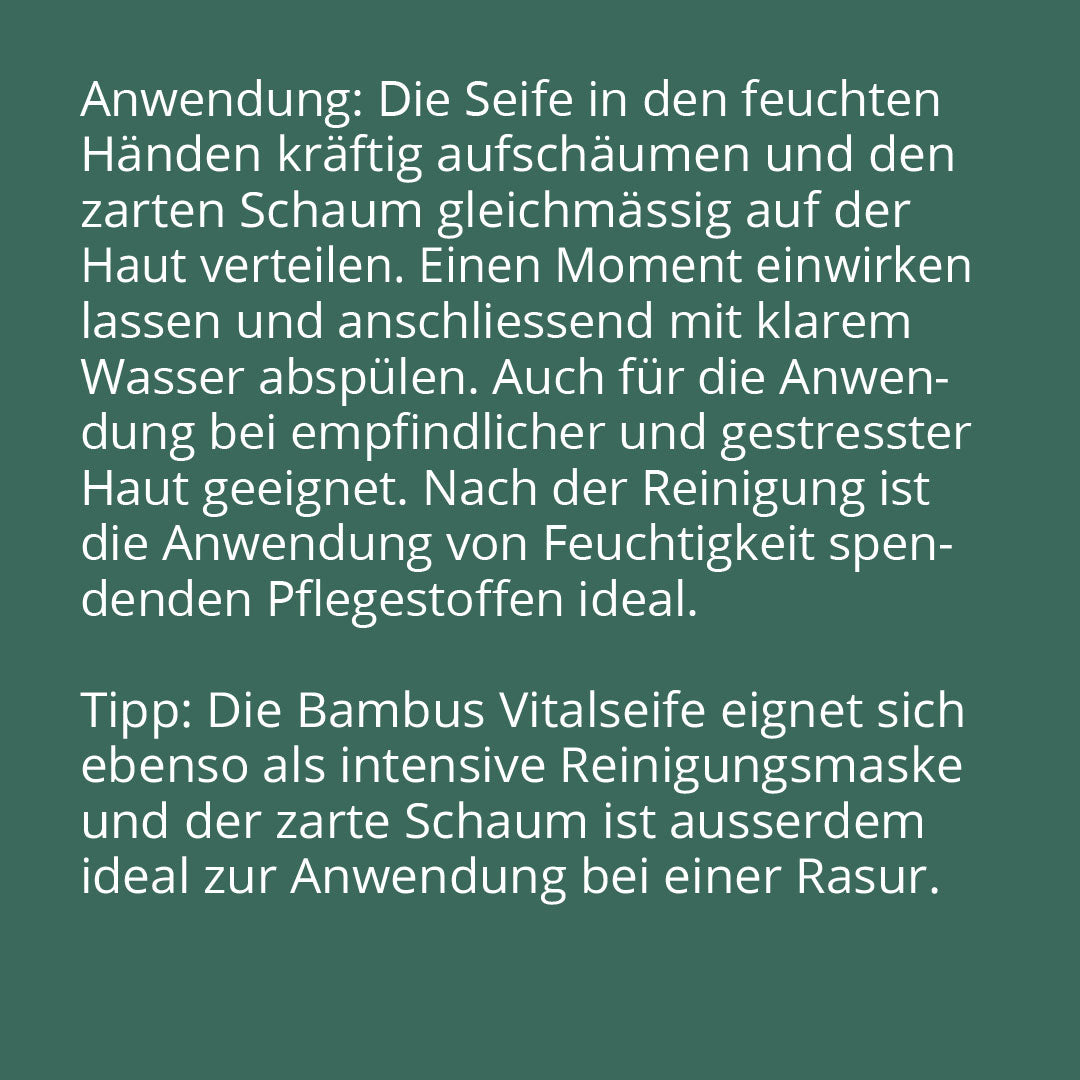 Bambus Vitalseife