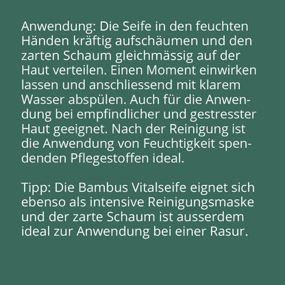 Bambus Vitalseife