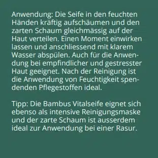 Bambus Vitalseife – Bild 7